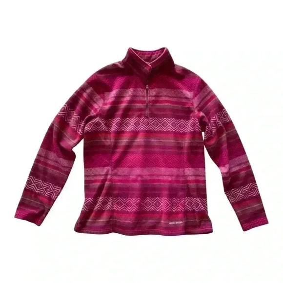 Eddie Bauer Fleece 1/4 Zip Pullover Size M - Picture 1 of 4
